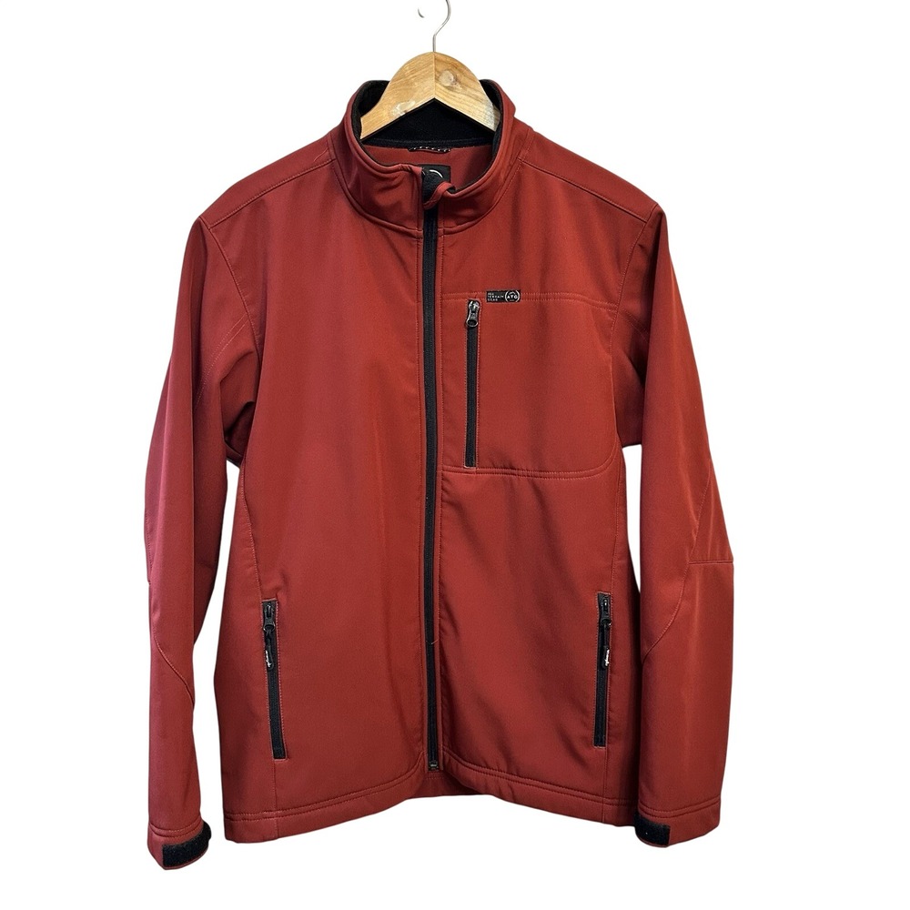 ATG by Wrangler Men's Trail Jacket Size Medium Red Black Trim Zipper